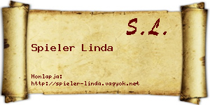 Spieler Linda névjegykártya